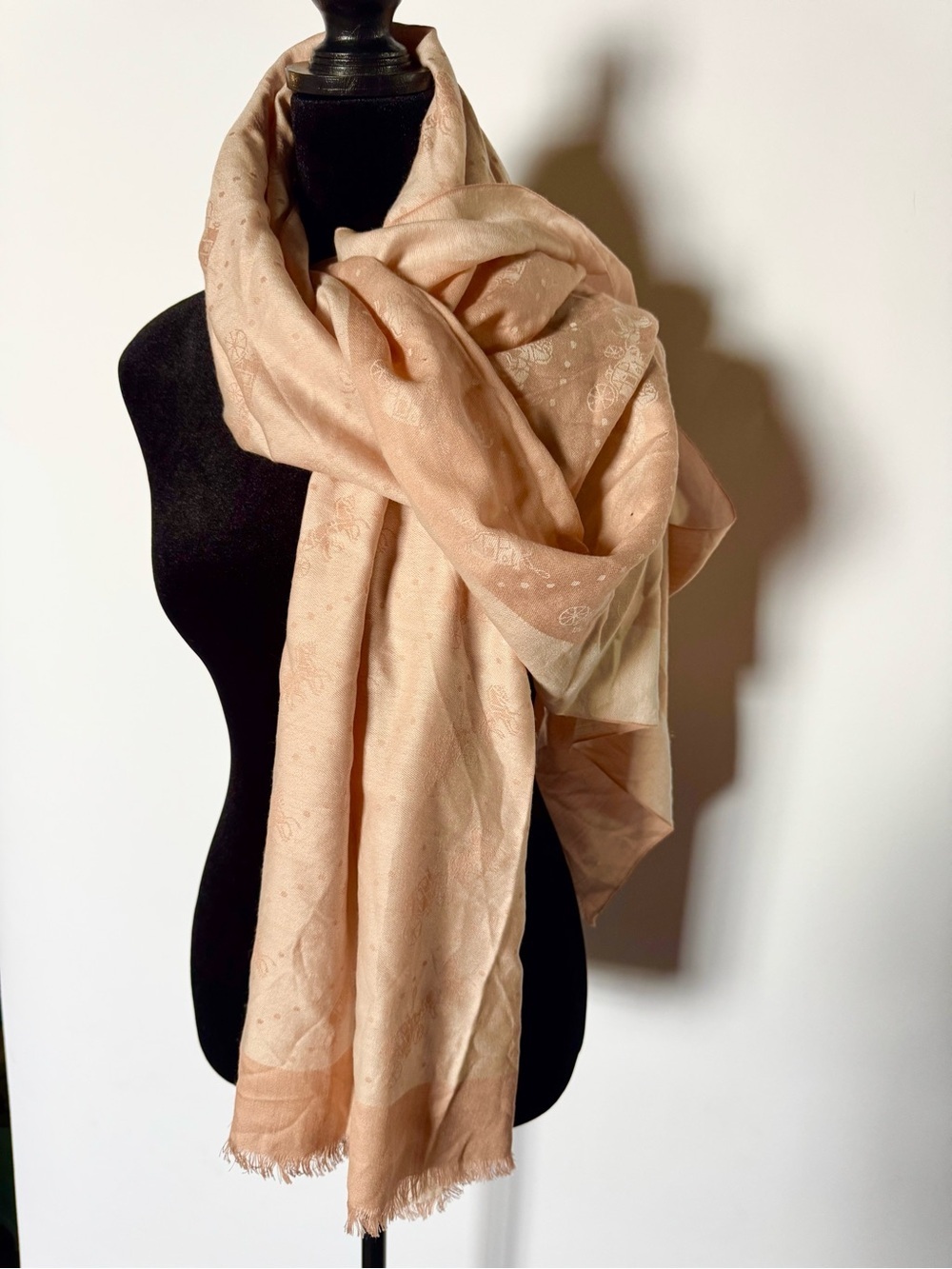 COACH Wrap Scarf in Blush